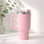 Ανοξείδωτο Θερμός Ποτήρι 1200ml με Χερούλι - Image 4