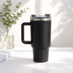 Ανοξείδωτο Θερμός Ποτήρι 1200ml με Χερούλι - Image 7